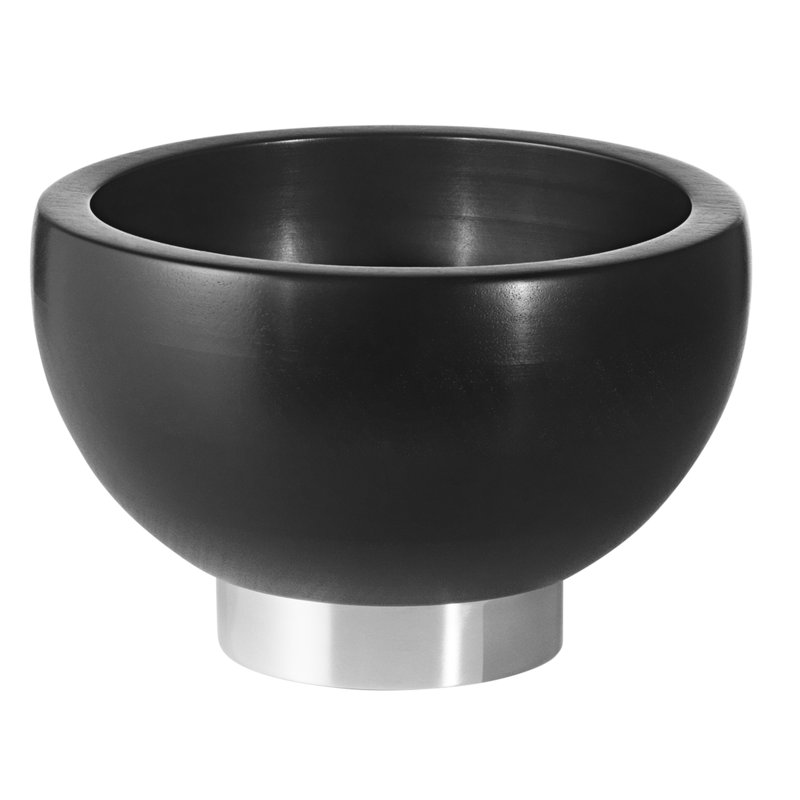 Jensen Metal Industrial Decorative Bowl in Silver